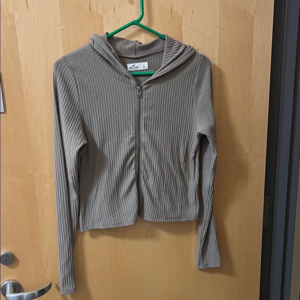 Hollister Ribbed Tan Top